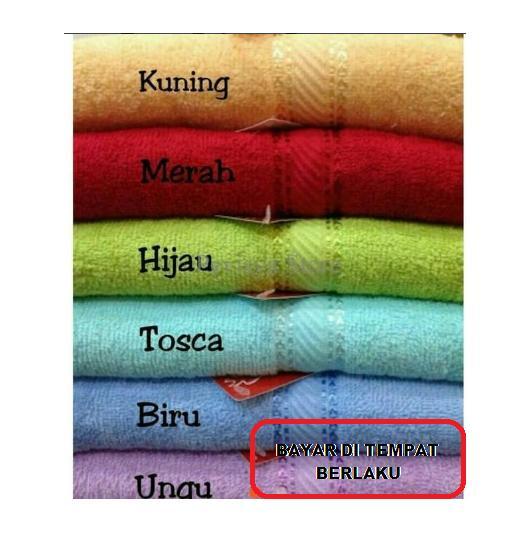 Handuk Mandi Merah Putih 70x140 cm / Terry Palmer Group