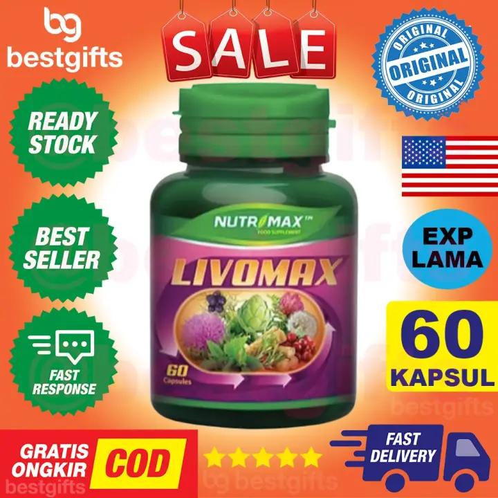 Nutrimax Livomax Vitamin Obat Hati Gagal Ginjal Liver Kidney Duo Kencing Batu Asam Urat 60 Kapsul Lazada Indonesia