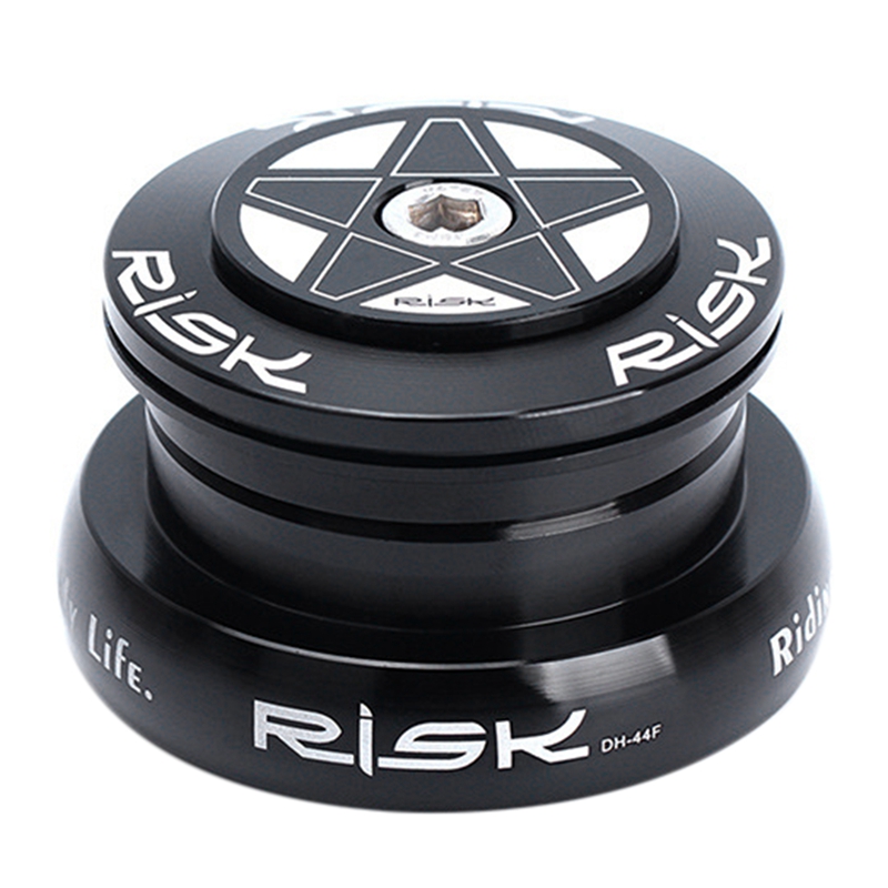 RISK Dual-Use Bicycle External Cup Headset for 44mm Straight Head Tube with 28.6mm Straight Fork or 1.5 Taper Pipe Fork