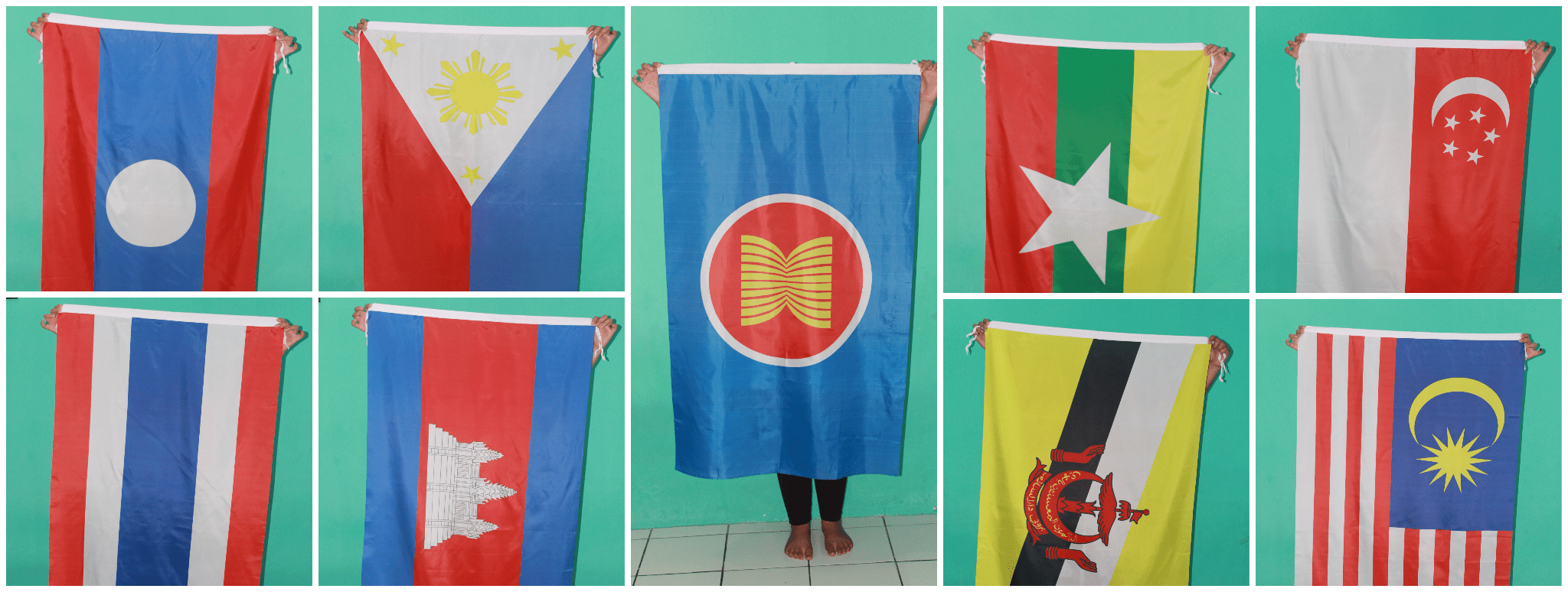 Bendera Negara Anggota Asean Ukuran X Cm Lazada Indonesia