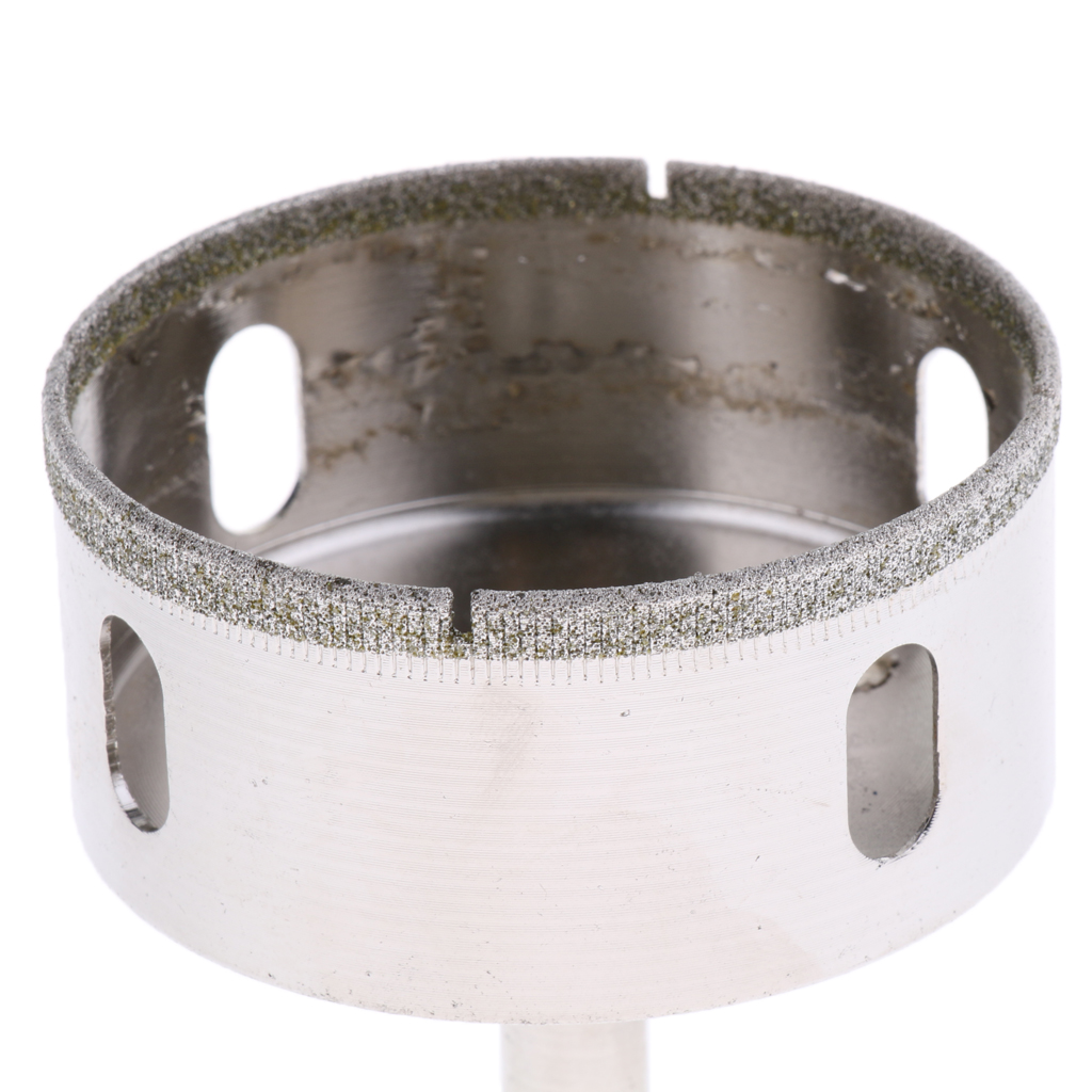 Baoblaze 50 -85mm Diamond Coated Drill Bit Hole Saw Cutter Glass Tile Ceramic Marble