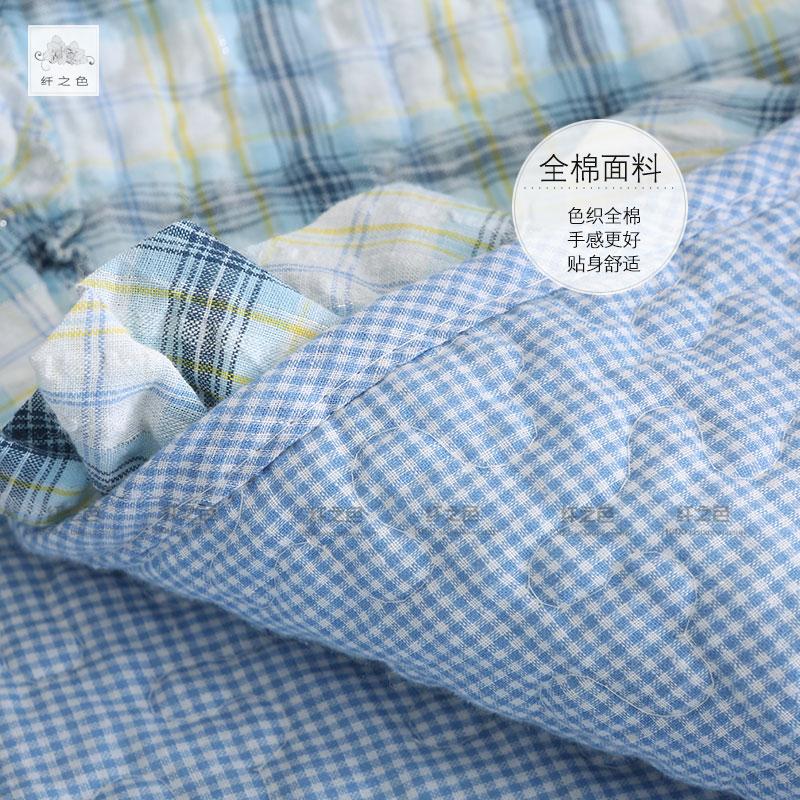Phong Cách Nhật Bản Kẻ Sọc Chăn Chần 100% Cotton Giường Chăn Mùa Hè Mỏng Chần Bông Ga Trải Giường Mùa Hè Chăn Điều Hòa Chăn Mùa Hè Có Thể Giặt Bằng Nước