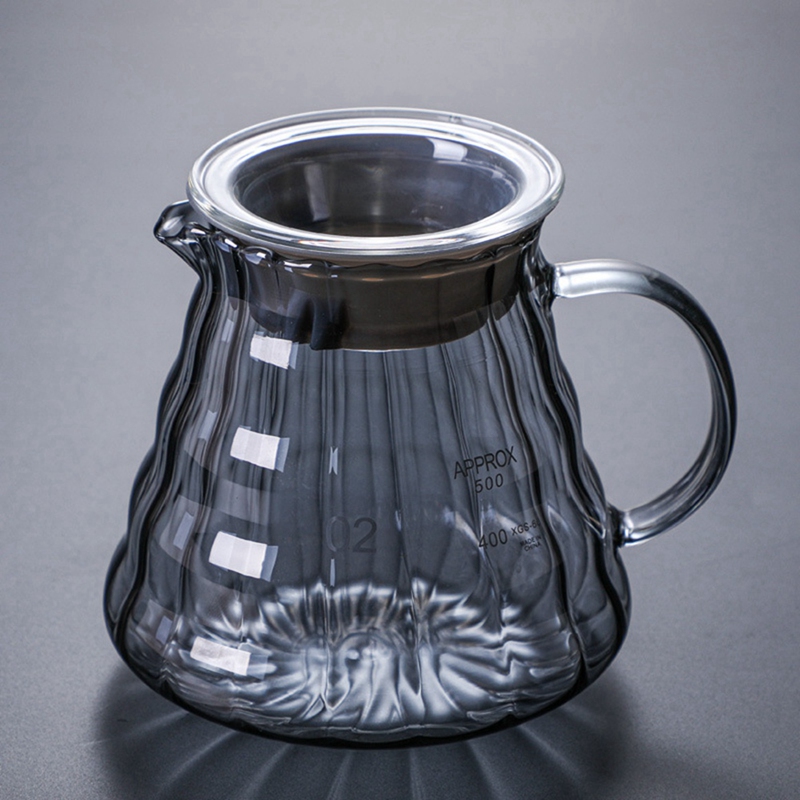 Kit Café V60 - Dripper Plastique 02 Et Serveur Verre 600ml, Inclut Filtres Et Cuillère