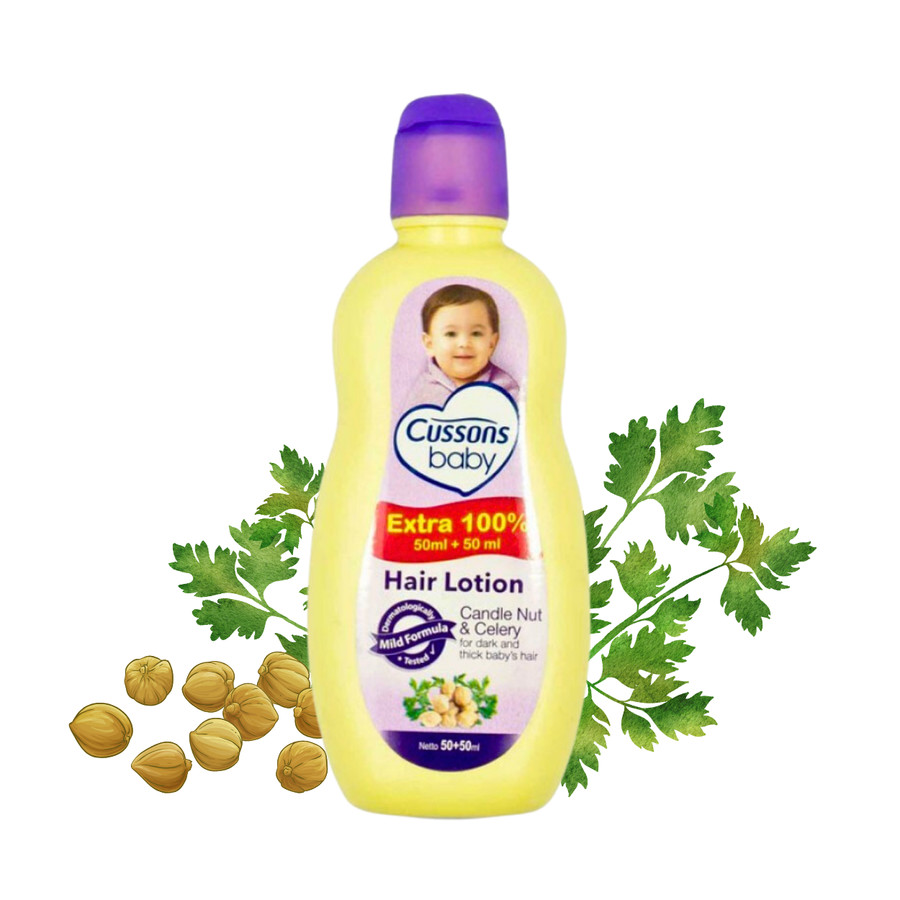 Cussons BAby HAir lotions 200ml/perawatan rambut bayi/minyak rambut
