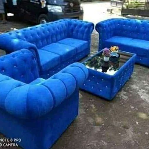 Sofa Chesterfield 3+2+1 + meja / BISA DITUKAR TAMBAH DENGAN SOFA LAMA