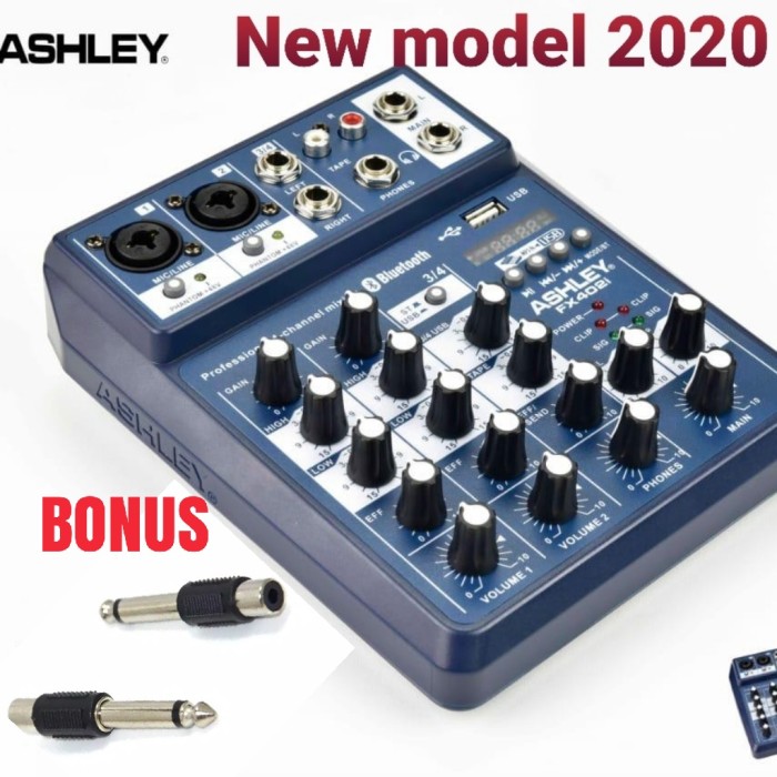 Mixer Ashley FX402i BONUS 2 JACK OUTPUT Lazada Indonesia