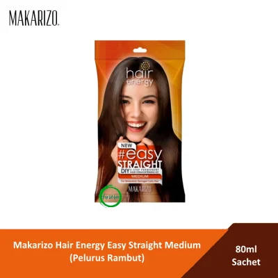 Makarizo Hair Energy Easy Straight Medium 80ml - (Pelurus Rambut)
