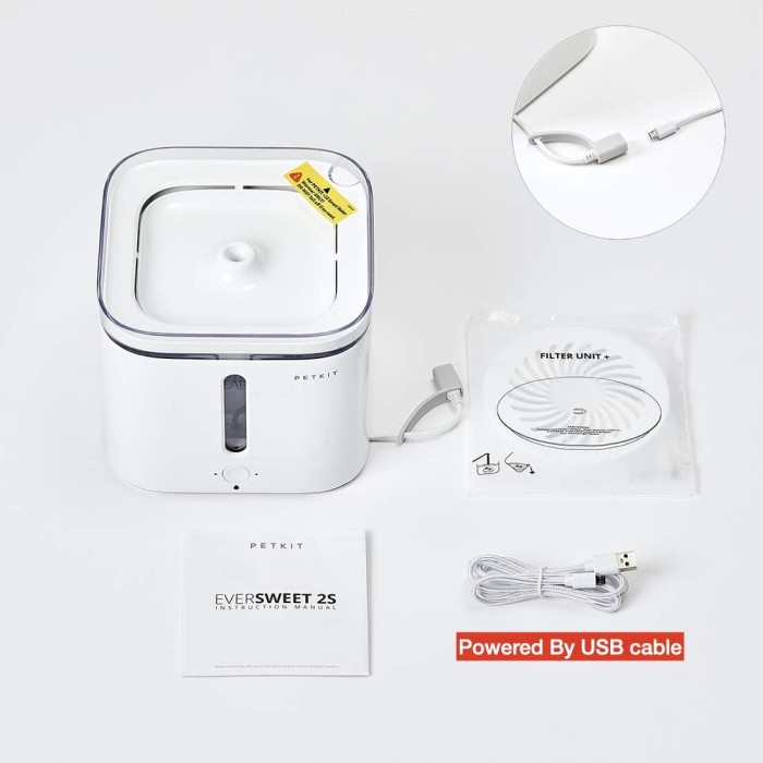 eversweet pet drinking fountain