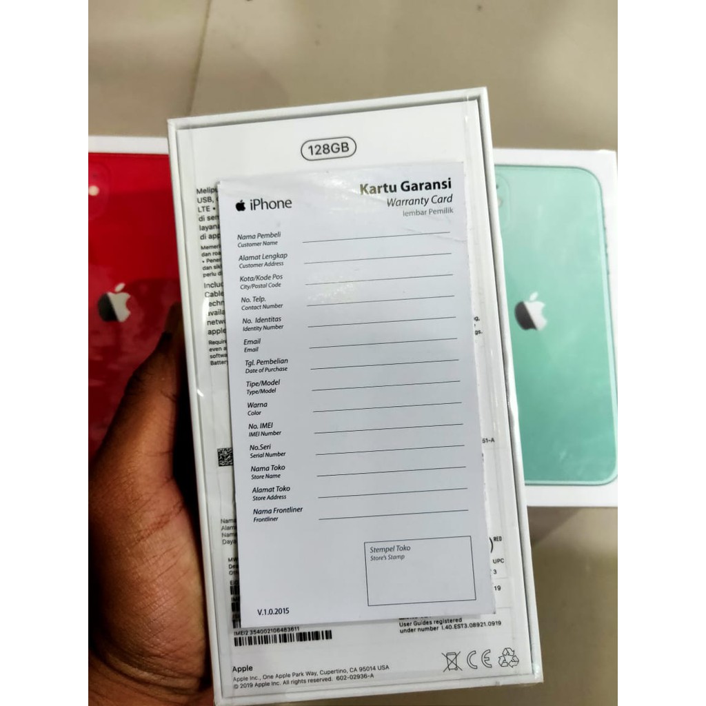 Murah Iphone 11 64gb 128gb 256gb Ibox Black Green White Yellow Purple Red Garansi Resmi Tam Promo Lazada Indonesia