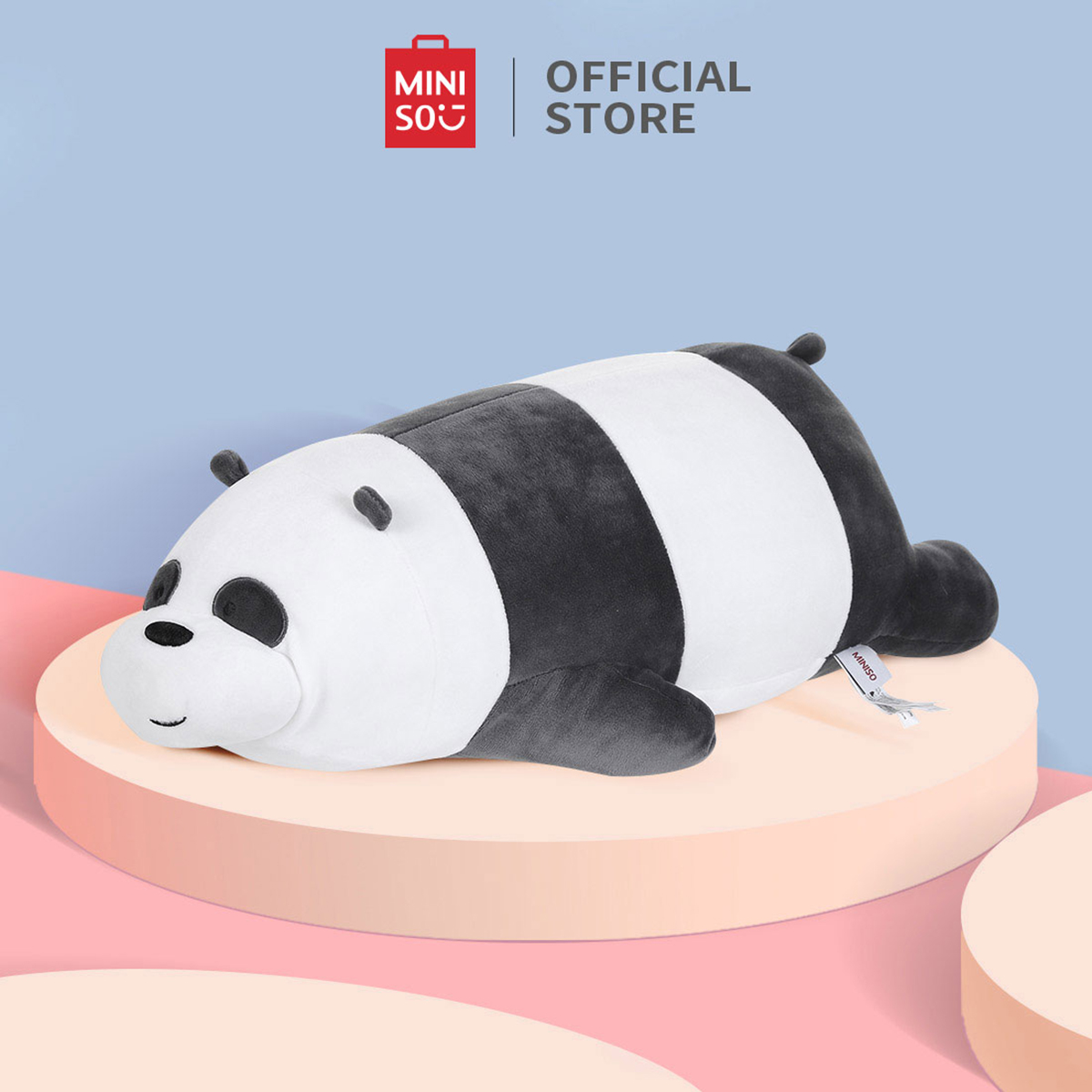 MINISO Boneka 80cm We Bare Bears Berbahan Katun Bantal Lembut
