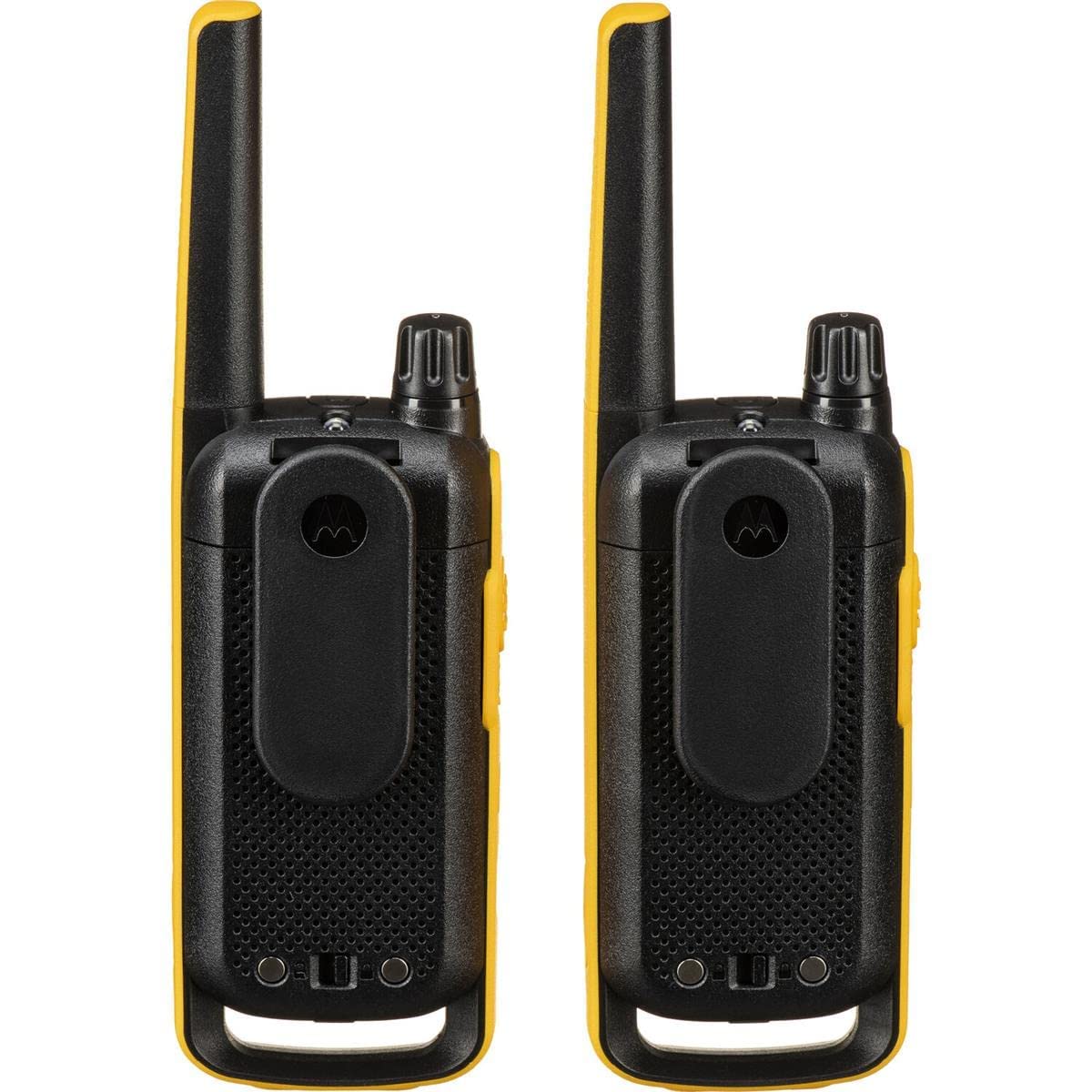 Motorola Solutions T470 Two-Way Radio Black W/Yellow Rechargeable Two Pack  Lazada Indonesia