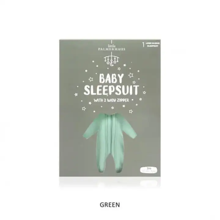 green sleepsuit