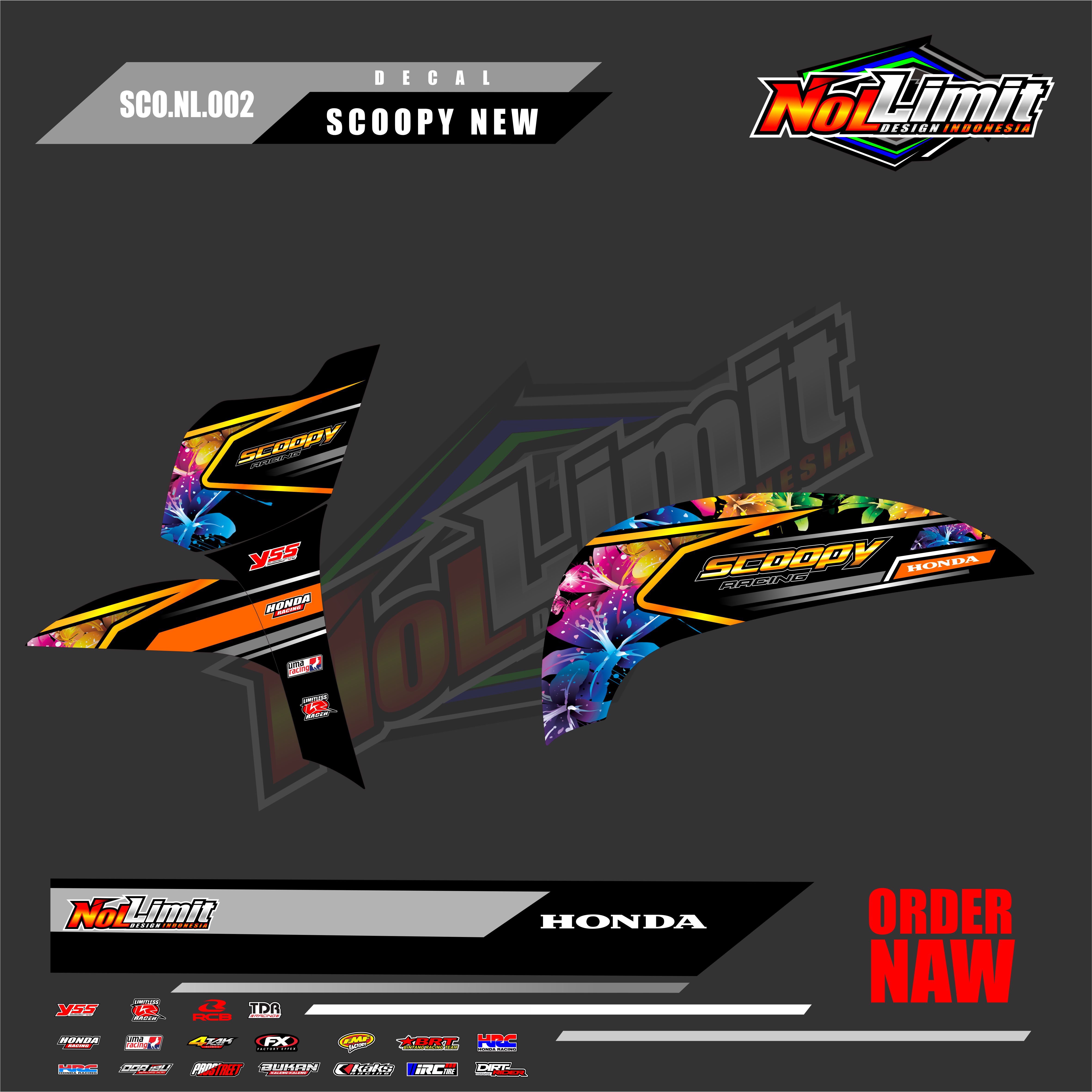 Sticker Striping SCOOPY 2018 - Sticker Striping Variasi Motor SCOOPY ...