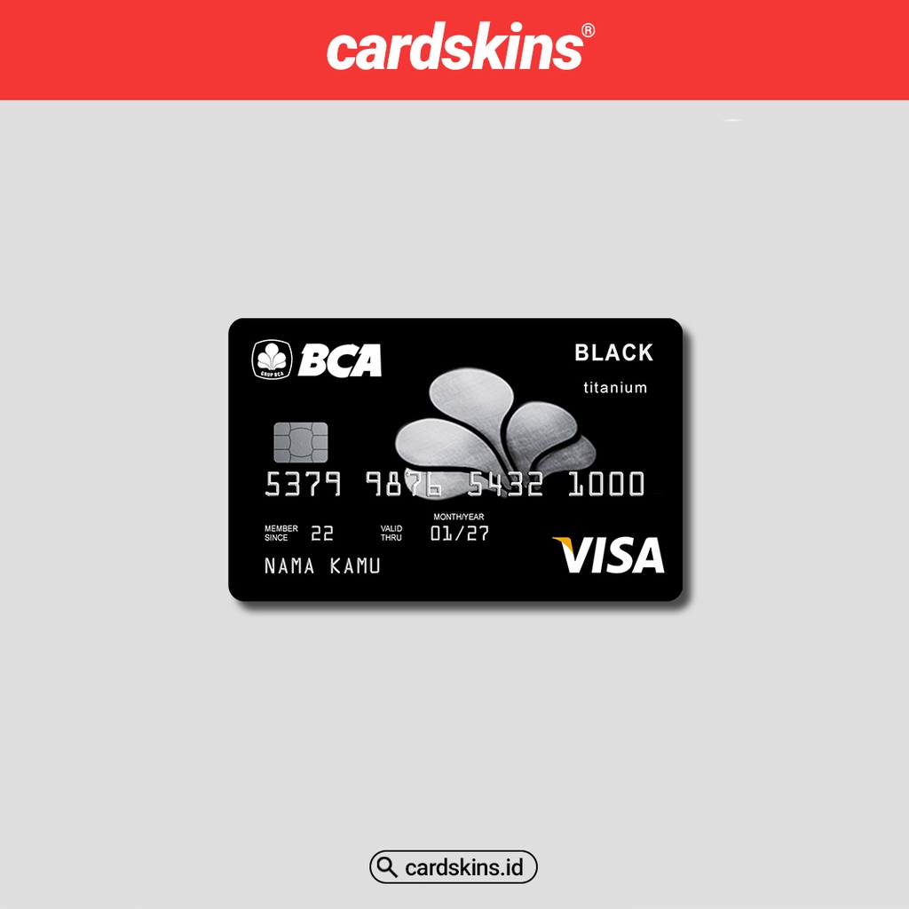 BCA BLACK CARD | Dummy Kartu ATM | Lazada Indonesia