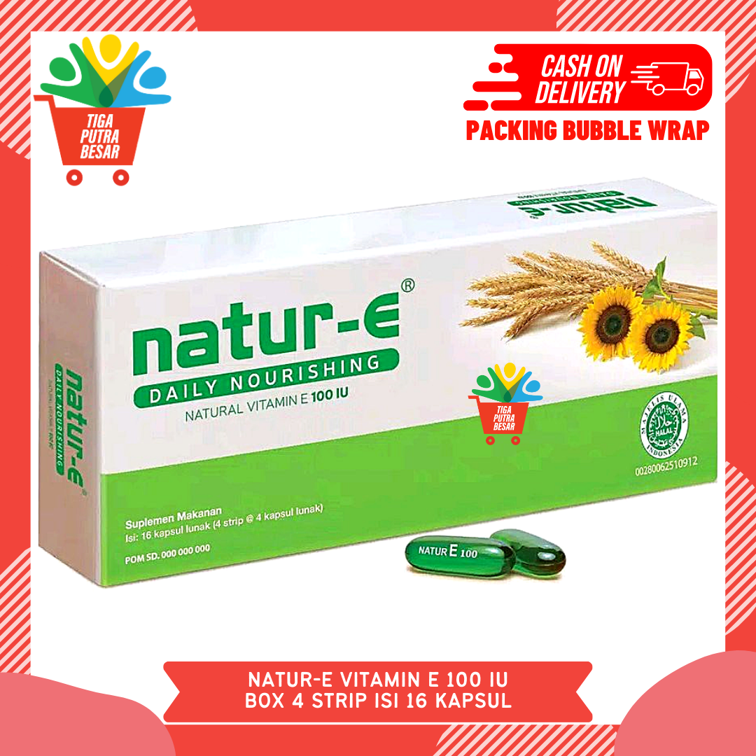NATURE E 100 IU VITAMIN E ISI 16 KAPSUL Lazada Indonesia
