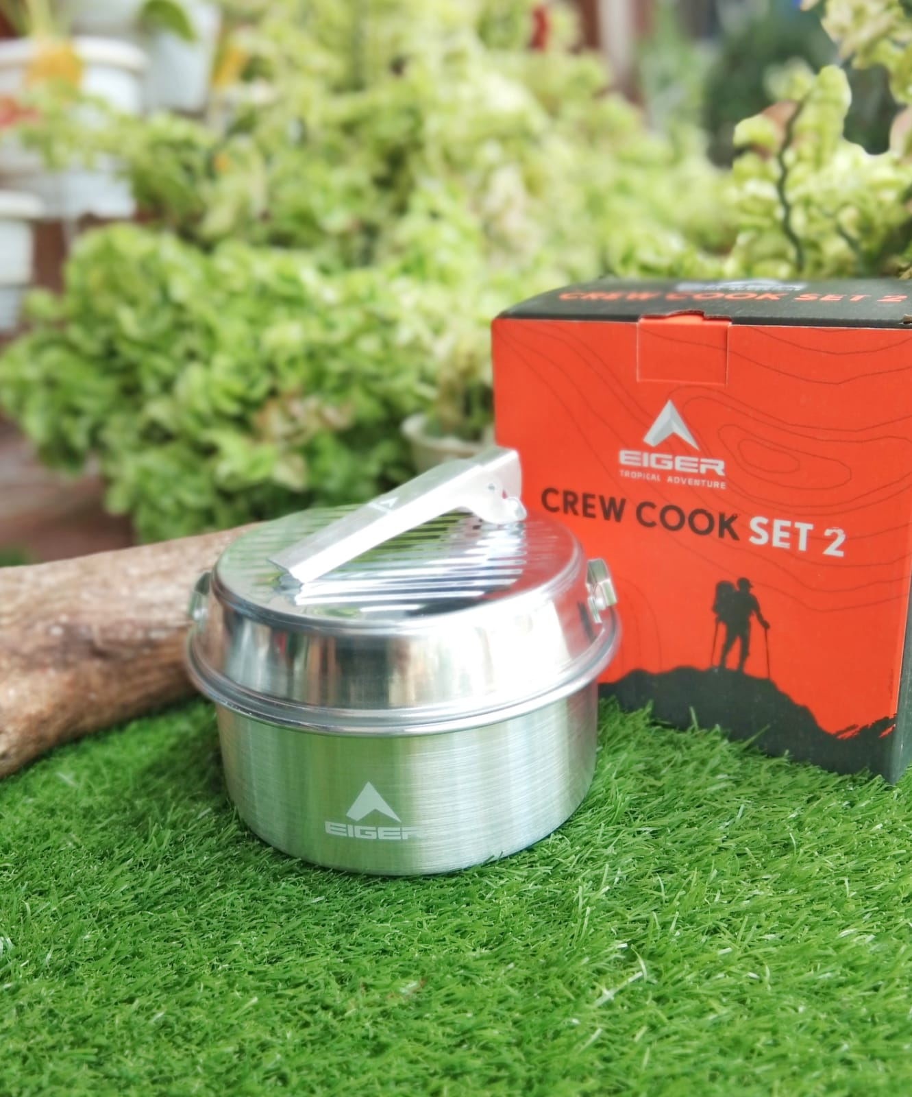 EIGER CREW COOK SET 2 KITCHENWARE Art 3519 PERLENGKAPAN CAMPING