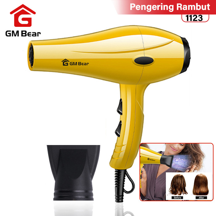 GM Bear Professional Essential Hair Dryer 1123 / 1124 - Pengering Rambut Hairdryer