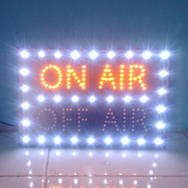 papan led sign ON AIR OFF AIR saklar on off | Lazada Indonesia