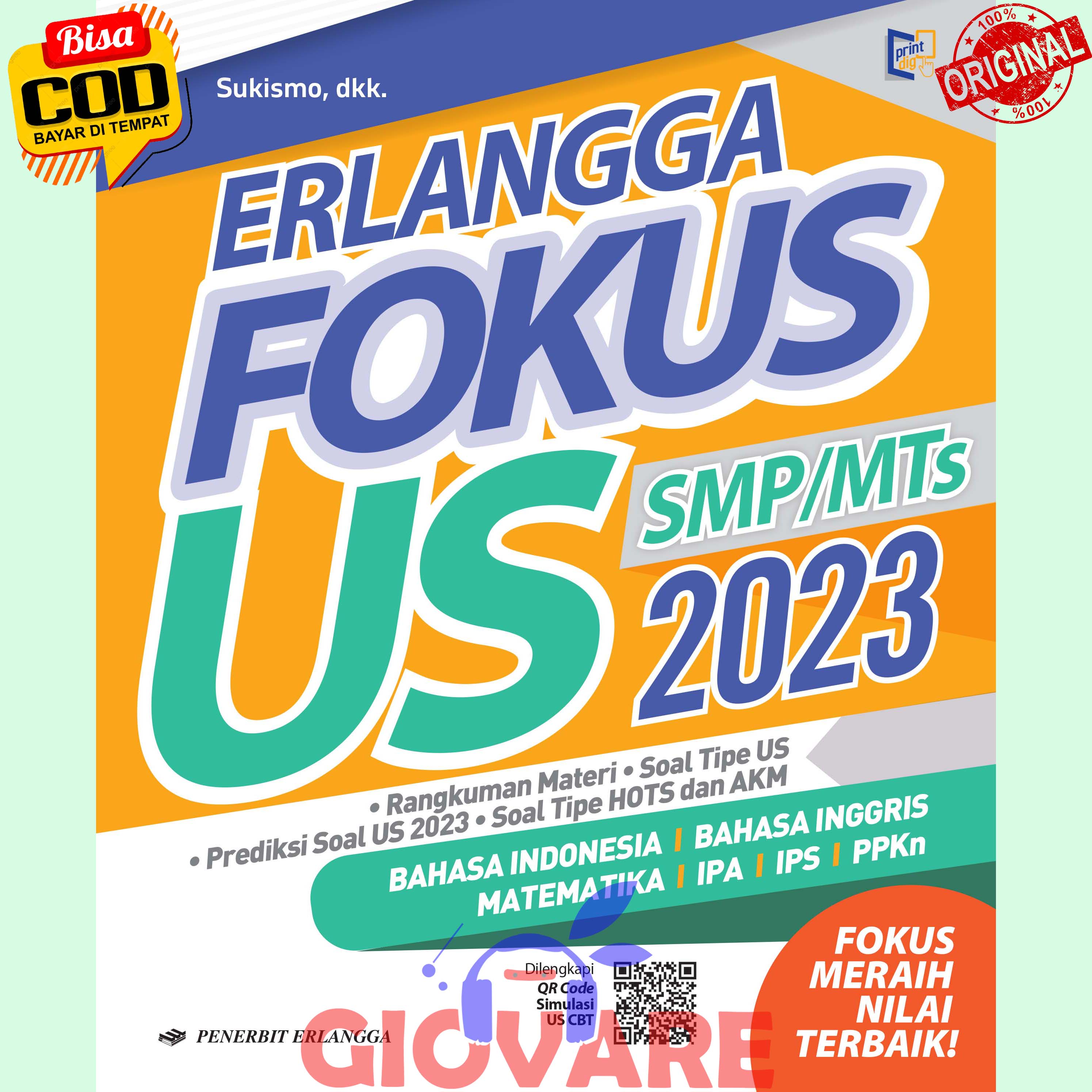 BUKU ERLANGGA FOKUS US SMP/MTS 2023 | BUKU FOKUS US SMP 2023 | Lazada ...