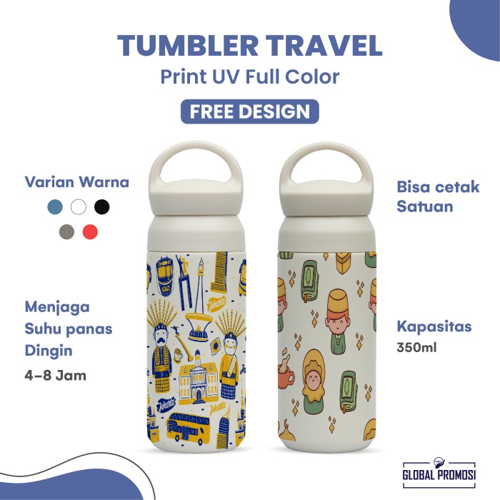 BISA COD] Custom Tumbler Travel 350Ml 
