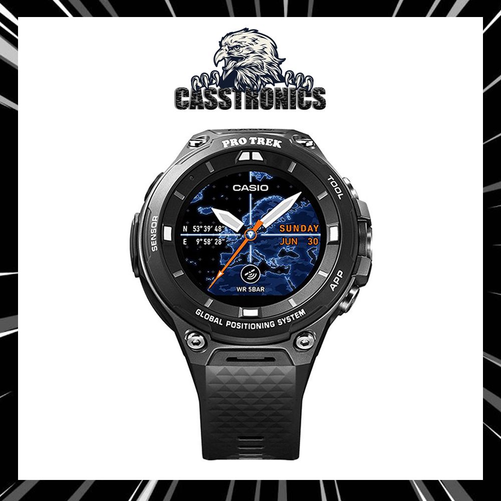 Casio Pro Trek Smart Outdoor Black Resin Band Watch Wsd-F20A/F20 | Lazada  Indonesia
