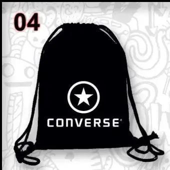 converse drawstring bag