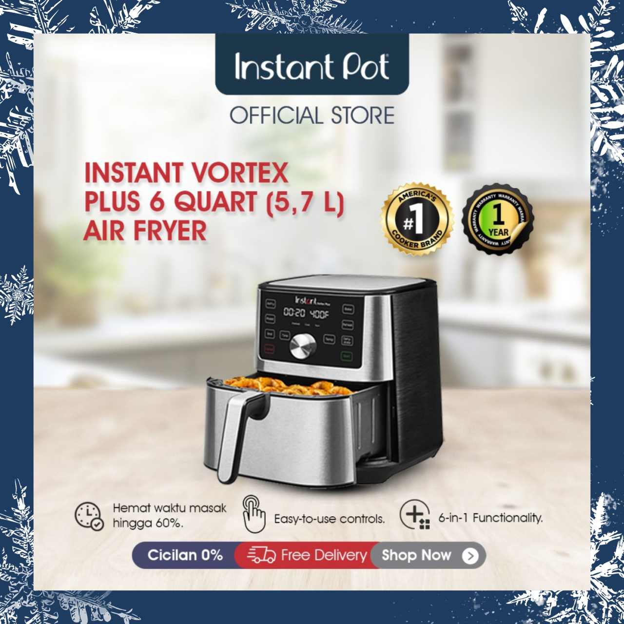 Air Fry Instant Vortex Plus Instant Pot Vortex Plus Quart Air