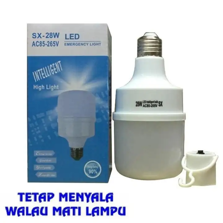 Lampu Bohlam Emergency Led Sx 28w Lampu Sentuh 28watt Ac85 265v Intellignet Emergency Light Bulb Lazada Indonesia