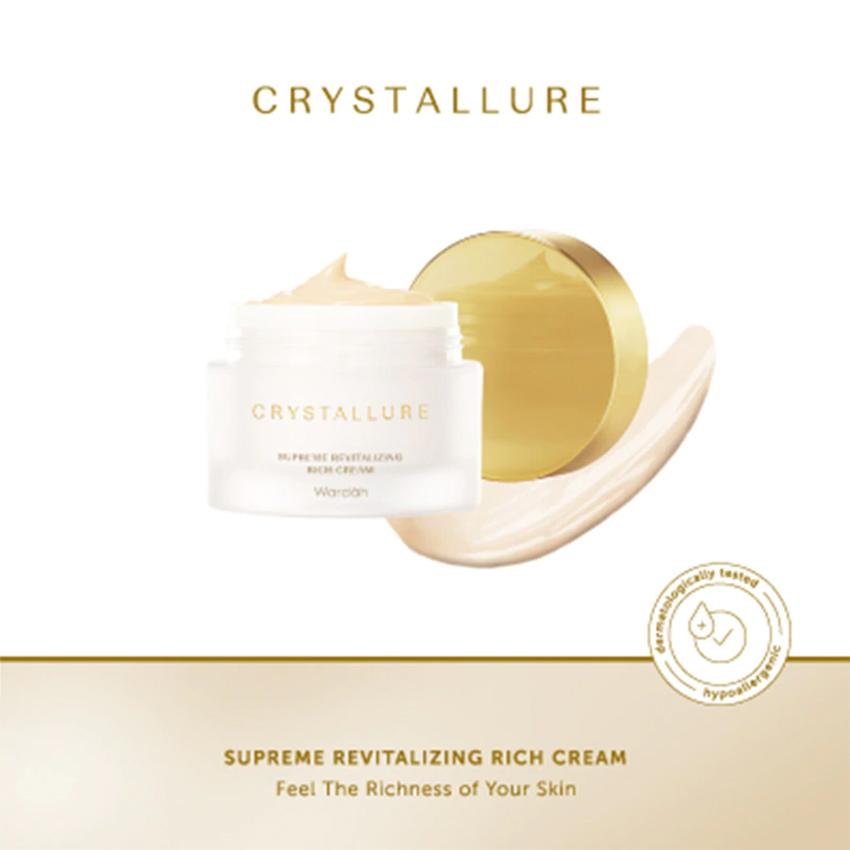 Crystallure by Wardah - Superme Revitalizing Rich Cream 50g - Cream Wajah - Skincare Glowing