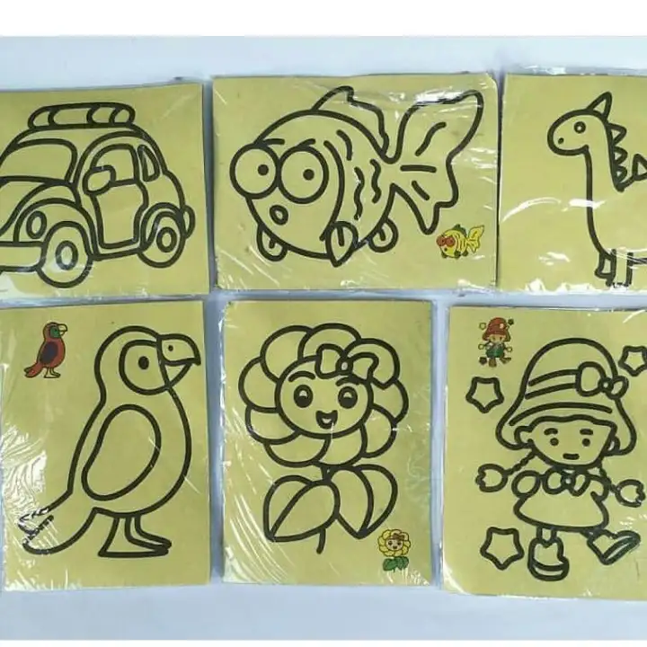 Mainan Lukis Pasir Mini 5pcs Murah Lazada Indonesia