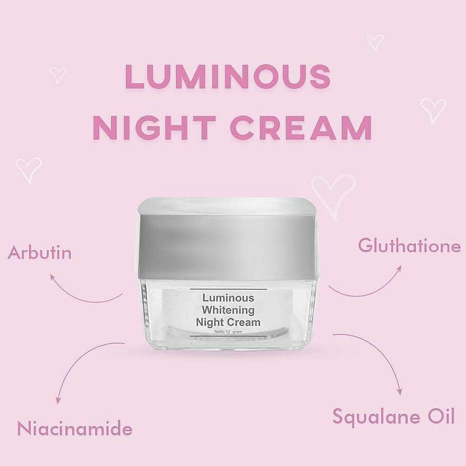 Luminous Night Cream Ms Glow Original 12 Gr Lazada Indonesia