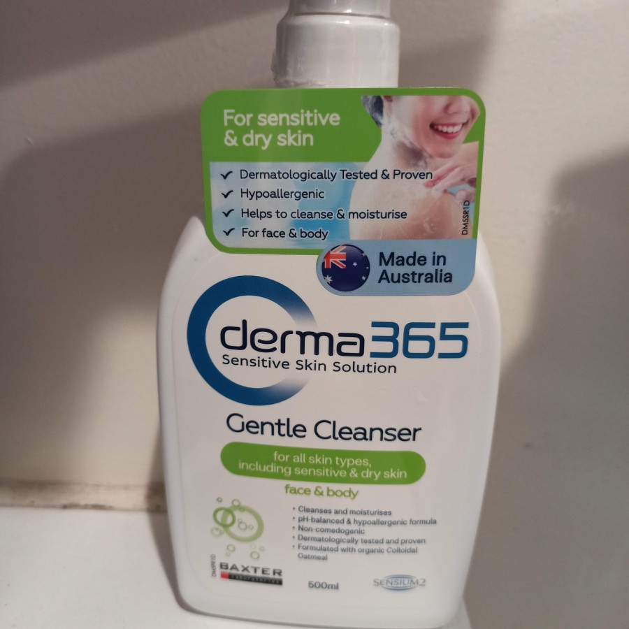 Derma 365 Gentle Cleanser (Sensitive Skin Solution) 500ml/Cleanser