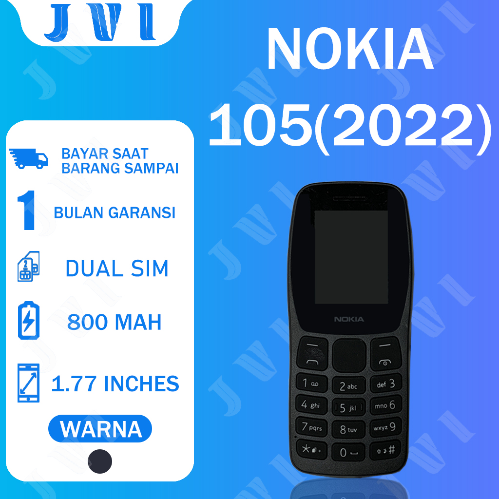 Jvi Hp Nokia 105 2022 Jadul Dual Sim New Lazada Indonesia