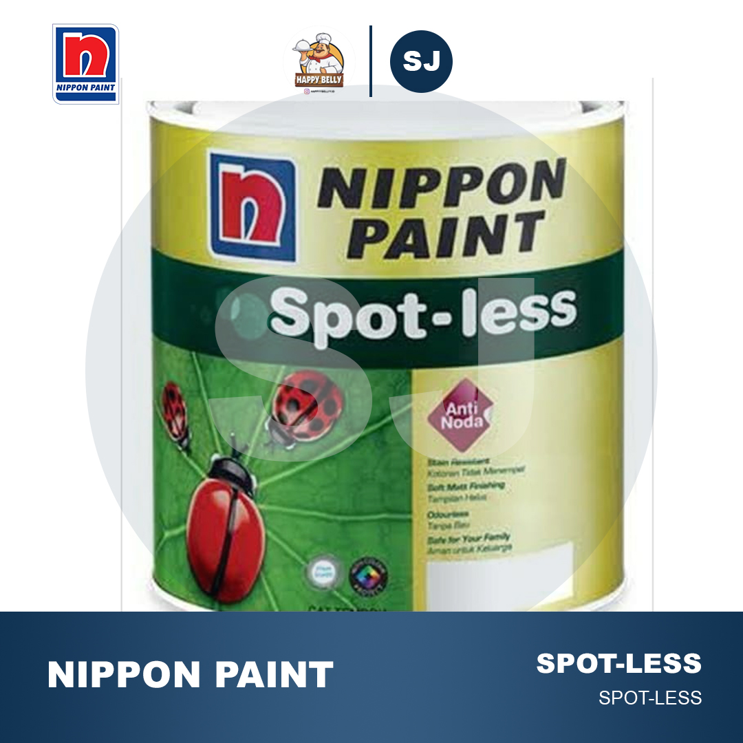 Cat Nippon Spotless/Tinting/ Brilliant white/ 1 L/ 1L kaleng RUMAH Lazada Indonesia