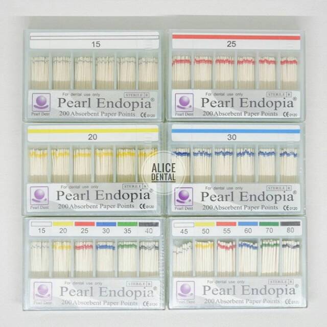 Dental paper point / paperpoint 15-40, 45-80 | Lazada Indonesia
