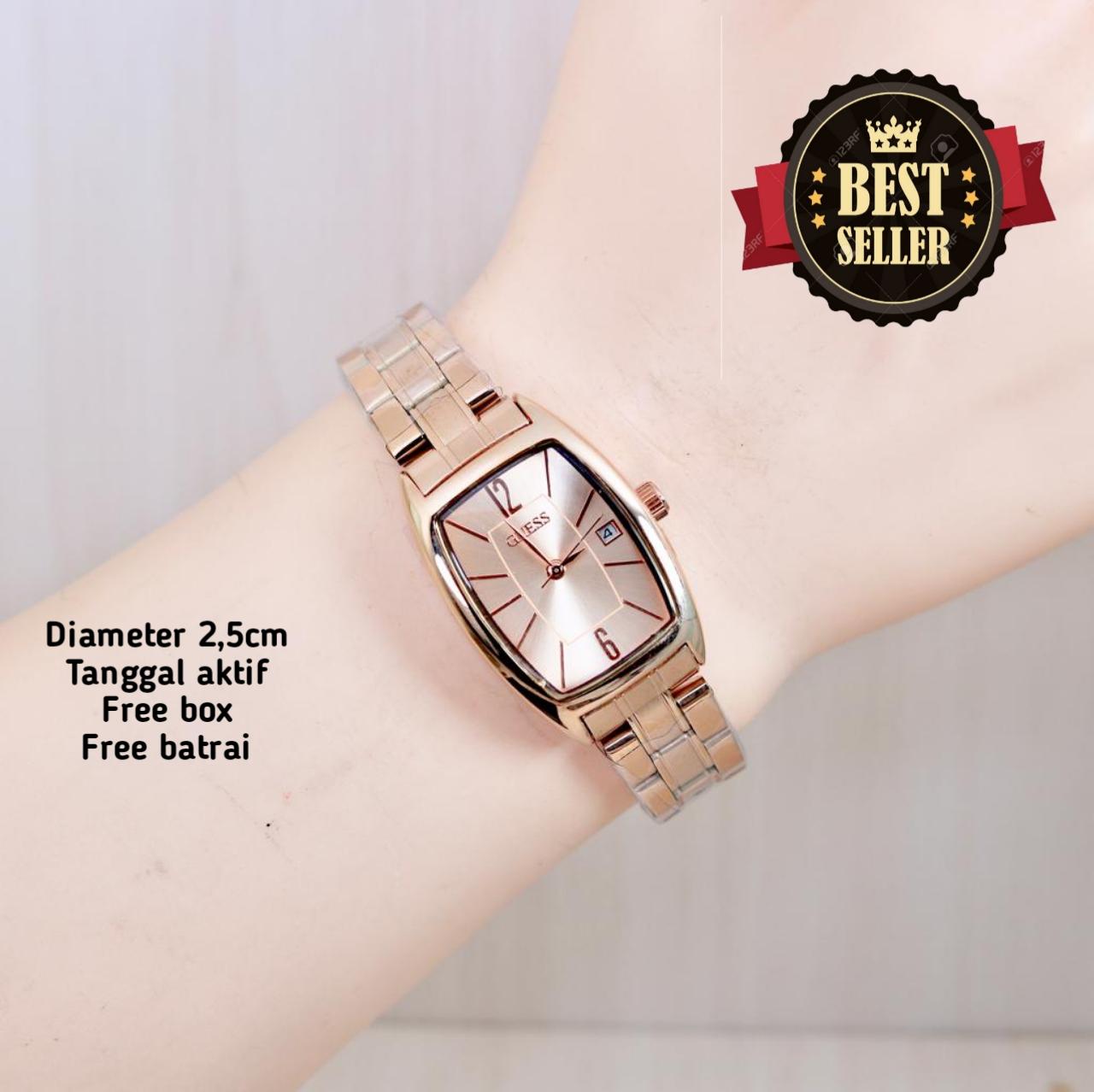 Jam Tangan Wanita Guess Rantai Date Terbaru 2019