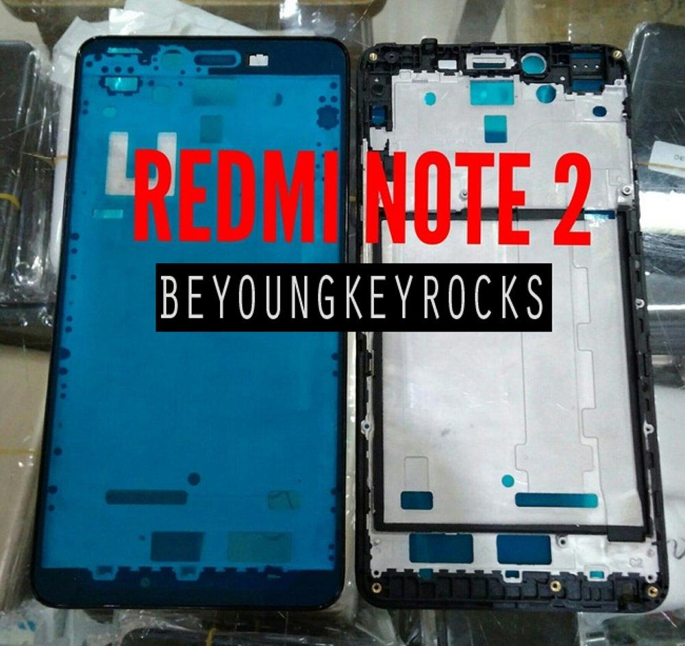 Frame Bezel Casing LCD Xiaomi Redmi Note 2 Original