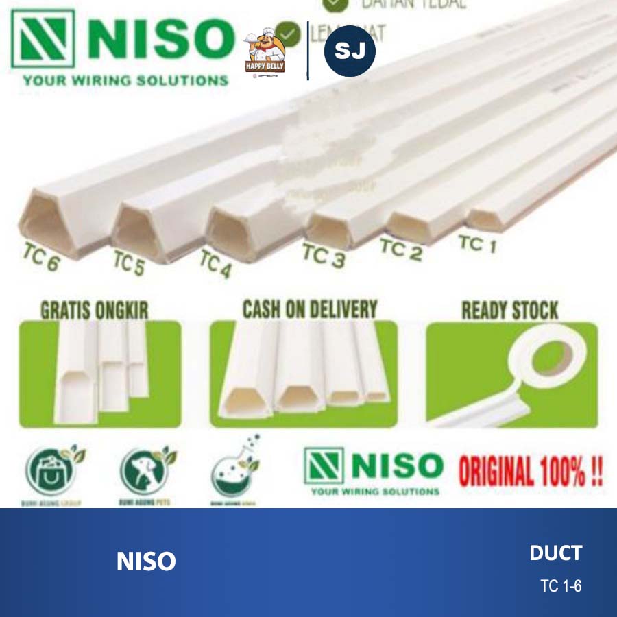 Kabel protektor niso tc 1 2 3 4 5 6 kabel duct cable duct protector