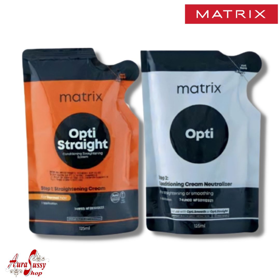 MATRIX Mini Opti Straight Normal Obat Pelurus Smoothing Rambut 125 ml ...