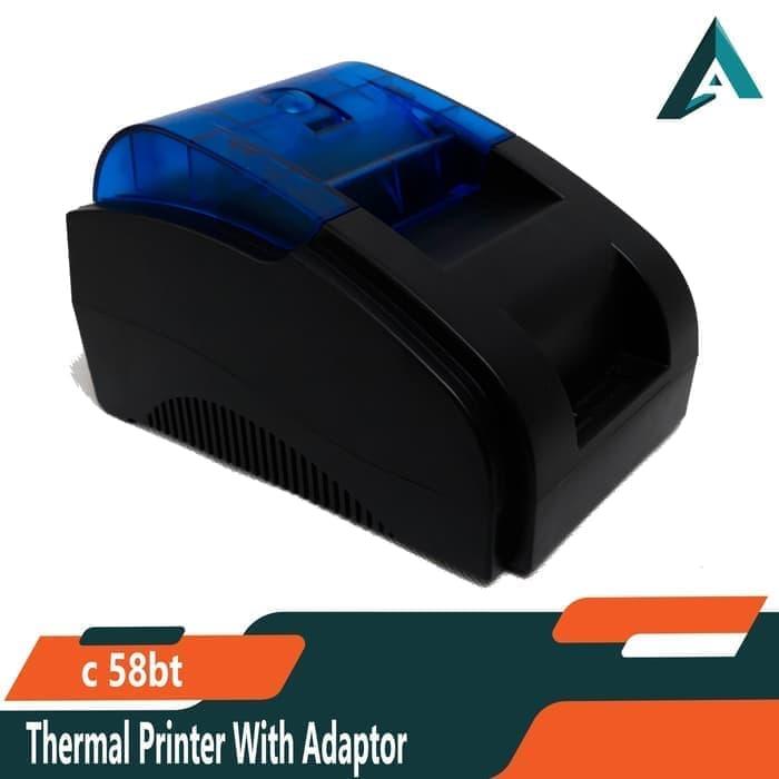 Thermal Printer Kasir C-58 BT Koneksi USB dan Bluetooth