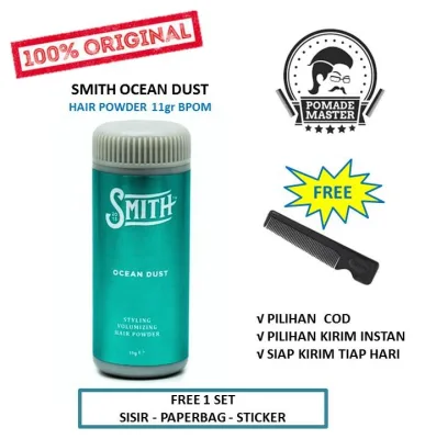 Smith Ocean Dust Hair Powder BPOM ORIGINAL Free 1 Set