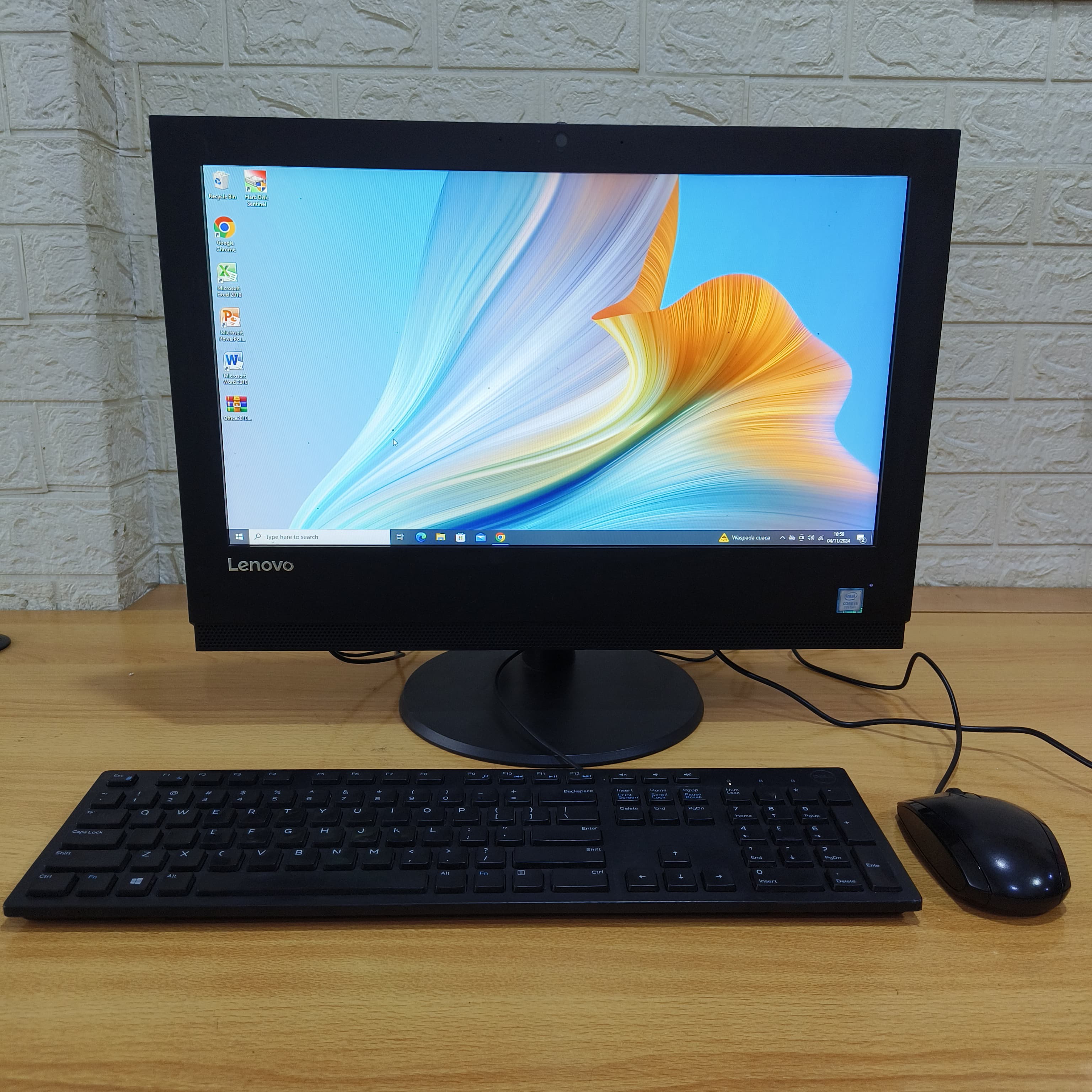 PC AIO Lenovo Core i3-7100 i5-7400 Gen RAM 8GB 20 Inch All In