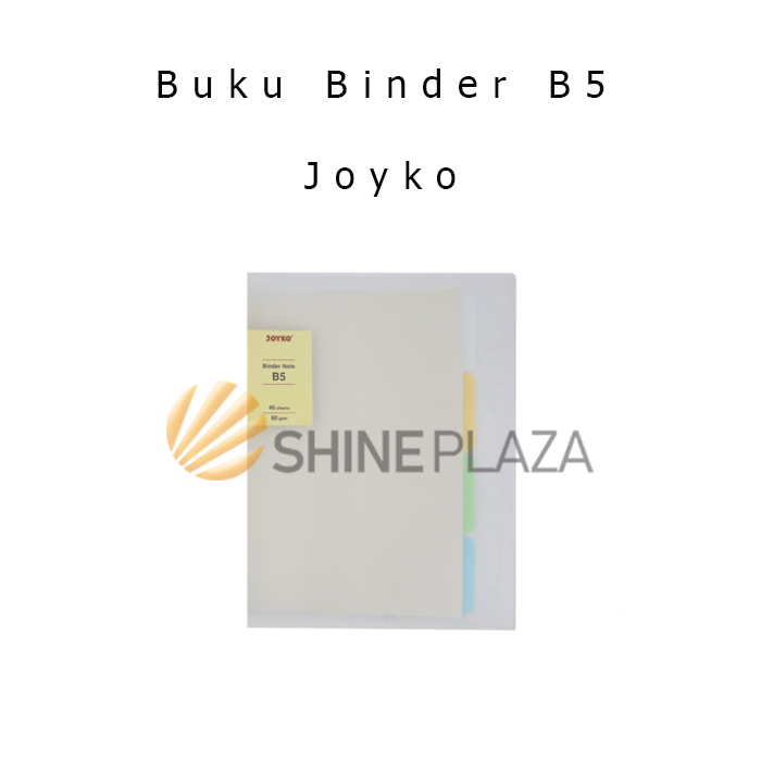 Buku Binder Note B5 Joyko Transparan - Loose Leaf Notebook B5 Clear ...