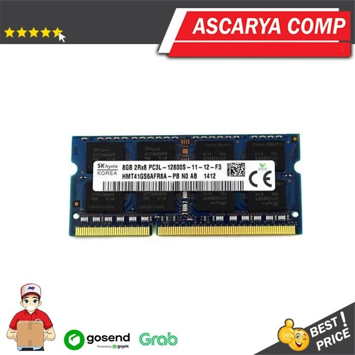 Hynix 8gb Ddr3 Ram 1600 Hynix HMT41GS6BFR8A-PB 8GB (1x8GB) 1600Mhz