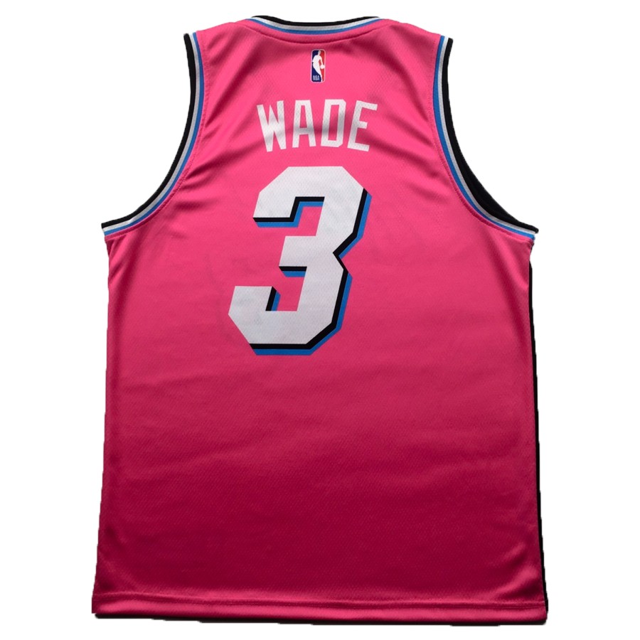 Pink Dwyane Wade Vice Versa Jersey Pink Jersey Miami Heat Vice