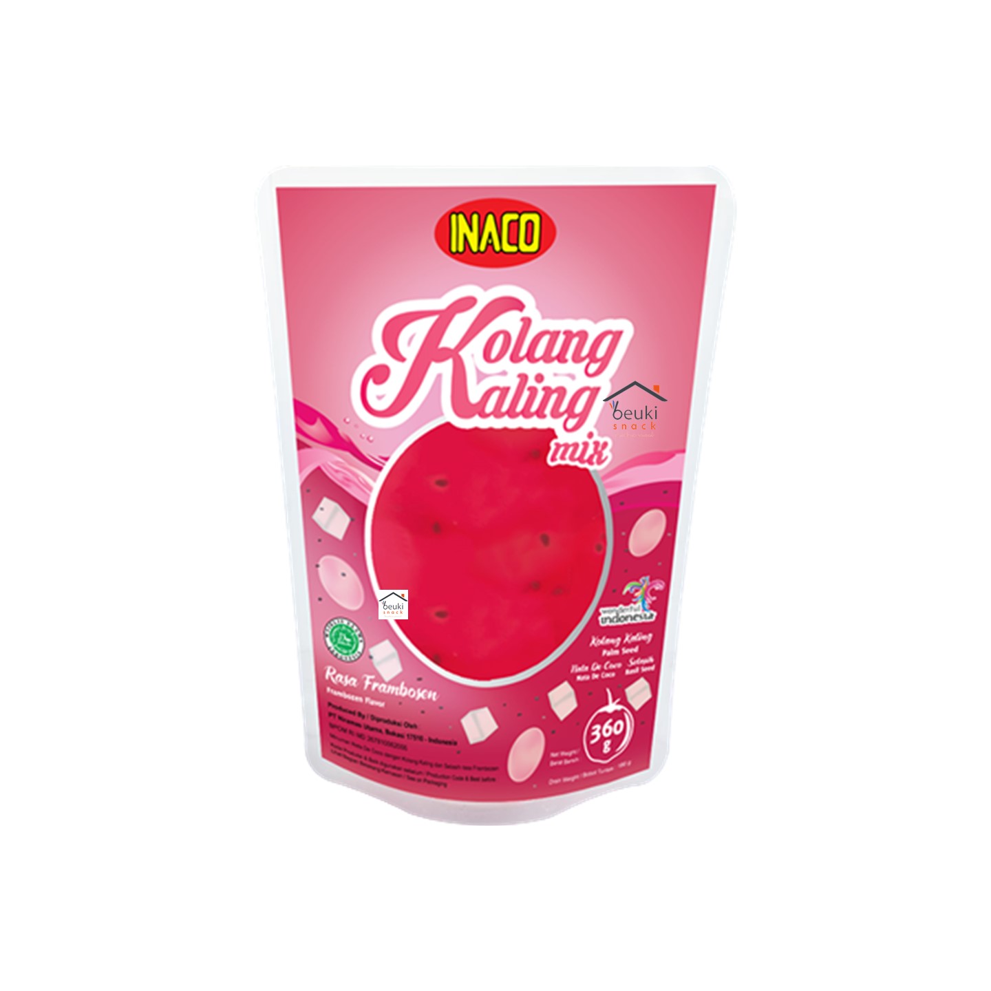 Inaco Kolang Kaling Mix Rasa Frambozen Segar dan Nikmat | Lazada Indonesia