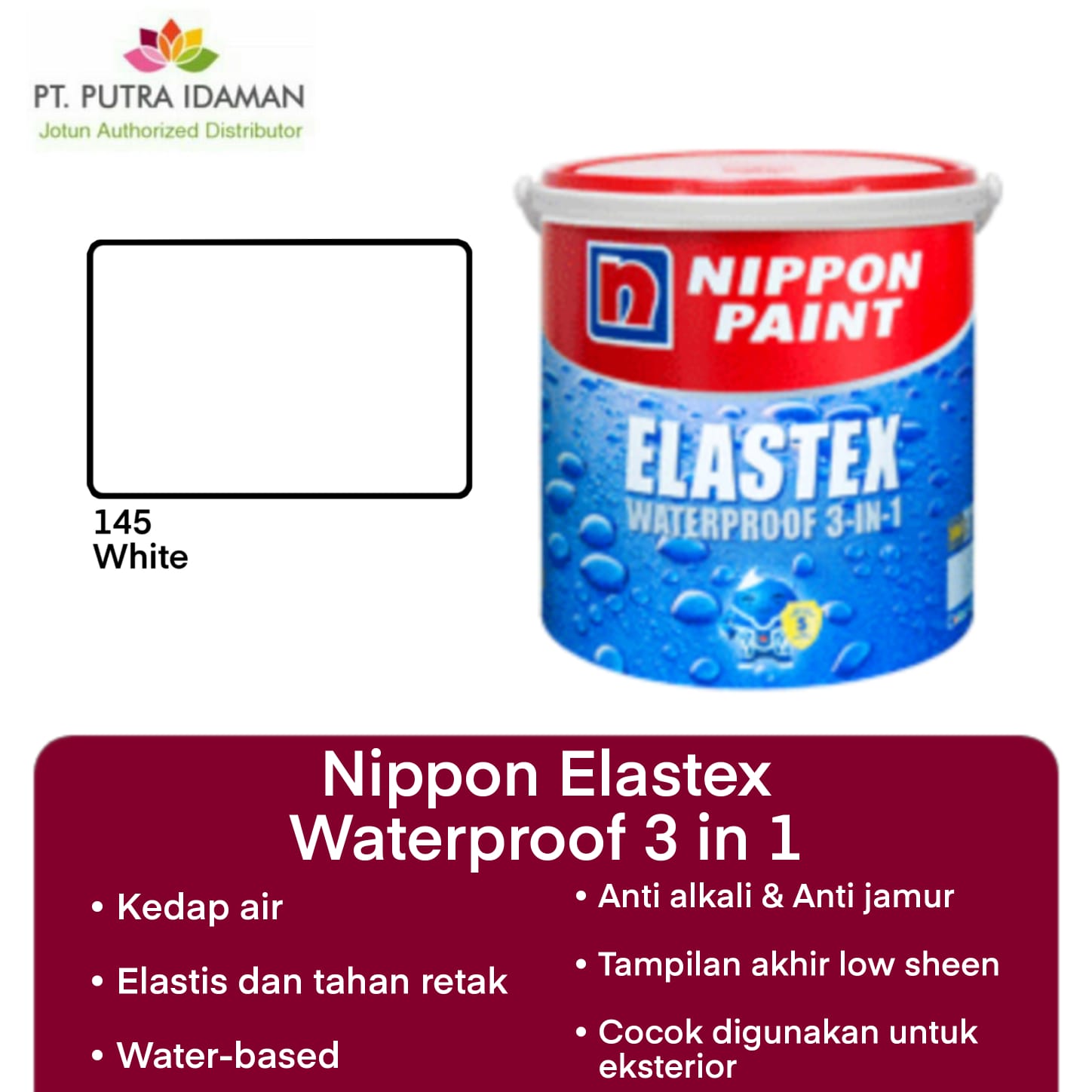 harga elastex waterproof 3 in 1