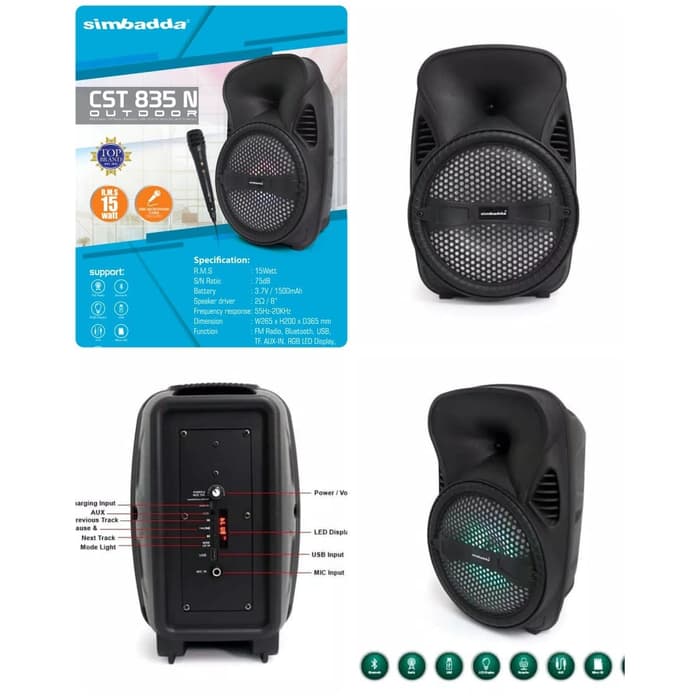 speaker simbadda outdoor