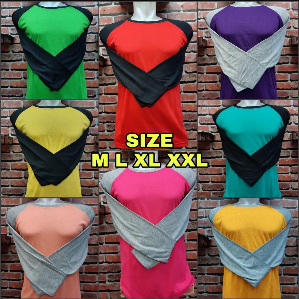 Kaos raglan Pria Wanita New produk Original Lengan Panjang
