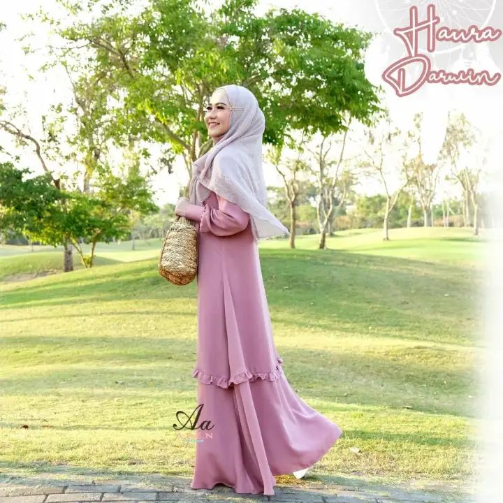 Dress Only Haura By Aden Gamis Haura By Aden Lazada Indonesia
